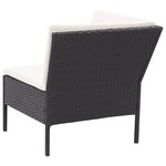Salon de jardin meuble d'extérieur ensemble de mobilier 3 pièces avec coussins résine tressée noir 02_0016009