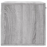 vidaXL Armoire murale Sonoma gris 60x36 5x35 cm Bois d'ingénierie