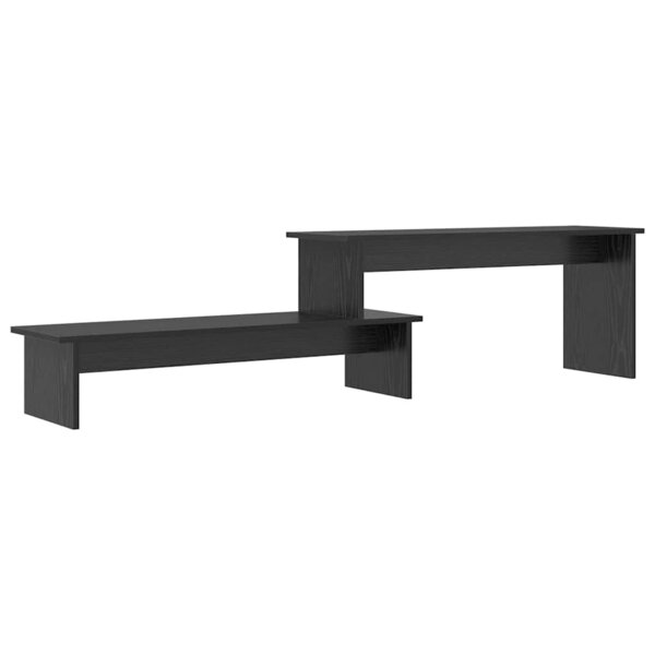 vidaXL Meuble TV Chêne noir 180 x 30 x 43 cm Bois d'ingénierie