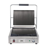 Grill panini professionnel simple lisse - 2 2 kw - 480 x 435 mm - buffalo -  - inox 480x435x215mm