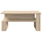 vidaXL Table basse Chêne Sonoma 90 x 50 x 40 cm Bois d'ingénierie