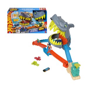 Mattel JHL96 - Hot Wheels Circuit de course L'Attaque du Requin