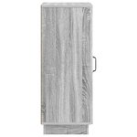 vidaXL Buffet Sonoma gris 33 x 34 5 x 87 cm Bois d'ingénierie