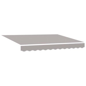 vidaXL Toile de rechange pour store banne Gris clair 250 x 200 cm