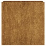 vidaXL Jardinière 80x40x80 cm acier corten