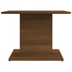 vidaXL Table basse chêne marron 55 5x55 5x40 cm bois d'ingénierie