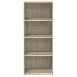 vidaXL Buffet haut chêne sonoma 50x41x124 cm bois d'ingénierie