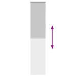 vidaXL Store enrouleur occultant largeur du tissu 161 6 cm polyester