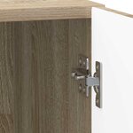 vidaXL Cabinet de chevet Chêne Sonoma 43 x 34 5 x 50 cm