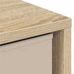 vidaXL Buffet avec tiroir Chêne Sonoma 30 5 x 27 x 84 5 cm