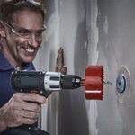 wolfcraft Jeu d'outils d'agrandissement de trous à scies cloches 3 Pièces