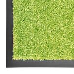 Vidaxl paillasson lavable vert 120x180 cm