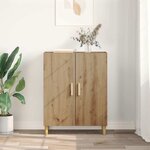 vidaXL Buffet Chêne artisanal 70 x 34 x 90 cm Bois d'ingénierie