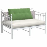 vidaXL Coussin de Dos Vert clair 100 x 50 cm Tissu en velours côtelé