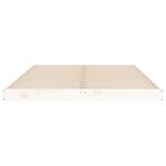 vidaXL Cadre de lit sans matelas blanc 120x190 cm bois de pin massif