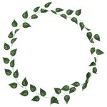 Vidaxl 5 pcs feuilles artificielles de lierre du diable vert 300 cm