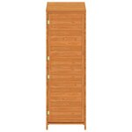 vidaXL Remise de jardin Marron 55x52x174 5 cm Bois de sapin solide