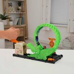 Mattel HUX39 - Hot Wheels - Coffret Looping Attaque de l'Alligator