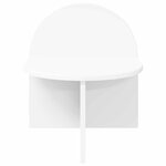 vidaXL Table de chevet 2 Pièces Blanc 40 x 35 5 x 45 5 cm