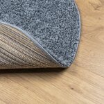 vidaXL Tapis shaggy PAMPLONA poils longs moderne bleu Ø 120 cm