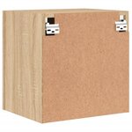 vidaXL Meuble TV mural chêne sonoma 40 5x30x40 cm bois d'ingénierie