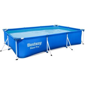 Bestway piscine tubulaire - steel pro - rectangulaire - l3 00 x l2 01 x h0 66 m