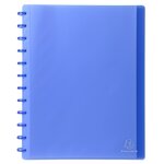 Protège-documents À Anneaux Et Pochettes Détachables 60 Vues - A4 - Bleu - X 4 - Exacompta
