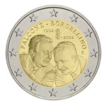 2 euros commémorative Italie 2022 - Falcone et Borsellino.