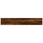 vidaXL Étagères murales 4 Pièces chêne fumé 60x10x1 5cm bois d'ingénierie