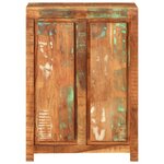 vidaXL Buffet 55x33x75 cm bois massif de récupération