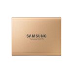 SAMSUNG - Disque SSD Externe - T5 doré - 500 Go (MU-PA500G/EU)