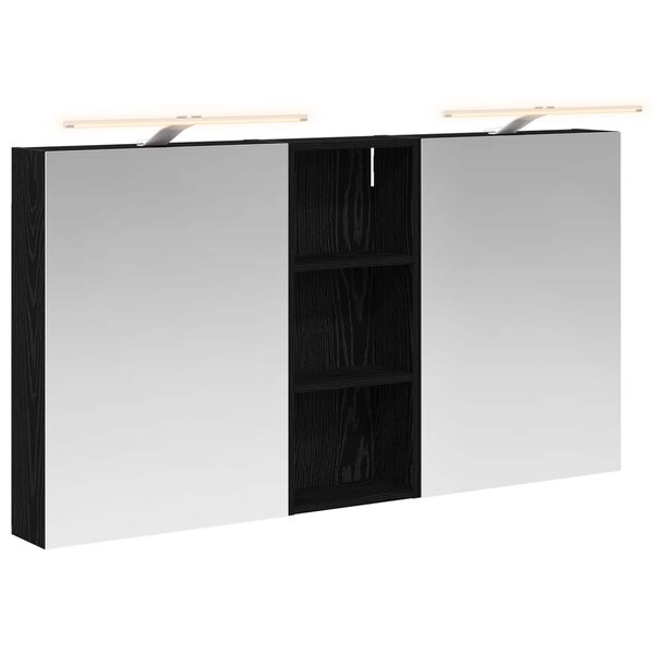vidaXL Ensemble de Meubles de Salle de Bain 3 Pièces 130 x 14 5 x 70 cm