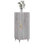 vidaXL Buffet Sonoma gris 34 5x34x90 cm Bois d'ingénierie