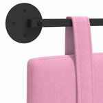 vidaXL Tête de lit suspendue Rose Tissu