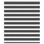 vidaXL Store zèbre noir 130x150 cm largeur du tissu 125 9 cm polyester