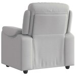 vidaXL Fauteuil inclinable gris nuage tissu