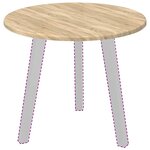 vidaXL Plateau de table Chêne sonoma 50 x 50 x 1 5 cm