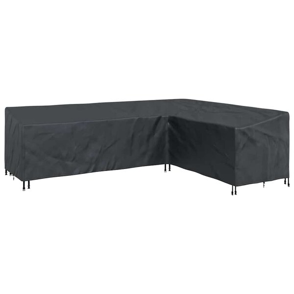 vidaXL Housse pour mobilier d'extérieur 286 x 222 x 80 cm Tissu 600D
