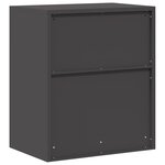 vidaXL Armoire de rangement Noir 60 x 40 x 70 cm Acier