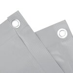 vidaXL Écran d'intimité de balcon gris 300x75 cm PVC