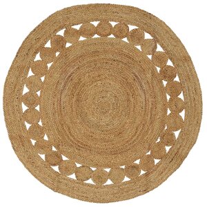 vidaXL Tapis de surface Naturel Ø 150 cm Jute
