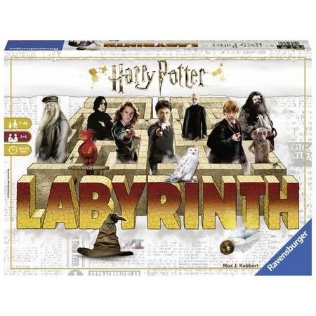 Harry potter labyrinthe - ravensburger - jeu de société famille - chasse au trésor dans un labyrinthe en mouvement - des 7 ans