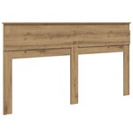 vidaXL Tête de lit Chêne artisanal 180 cm Bois d'ingénierie
