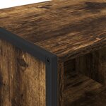 vidaXL Buffet 2 Pièces Chêne Fumé 81 x 36 x 150.5 cm Bois d'ingénierie