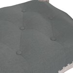 Banc banquette 110 x 45 x 60 cm tissu gris foncé 02_0010658