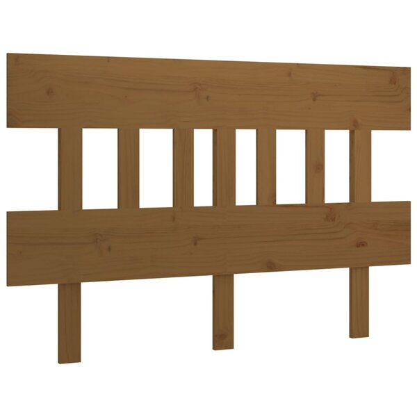 vidaXL Tête de lit Marron miel 153 5x3x81 cm Bois massif de pin