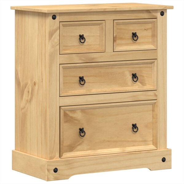 vidaXL Commode Corona 80x43x91 cm bois massif de pin