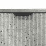 vidaXL Meuble de Lavabo de Salle de Bain avec stockage Gris béton