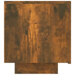vidaXL Meuble TV Chêne fumé 100x35x40 cm Bois d'ingénierie