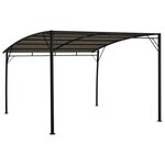 vidaXL Auvent pare-soleil de jardin 3x3x2 55 m Taupe